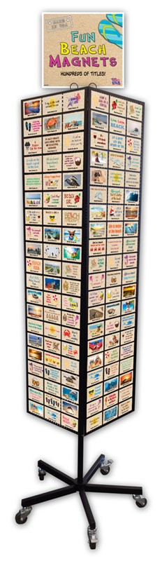 Beach Fridge Magnets (with palm trees) for only 39 cents! Display contains … 485089