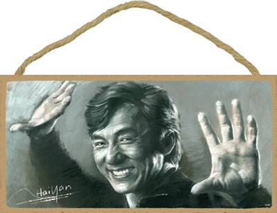 Jackie Chan Wood Sign 14144