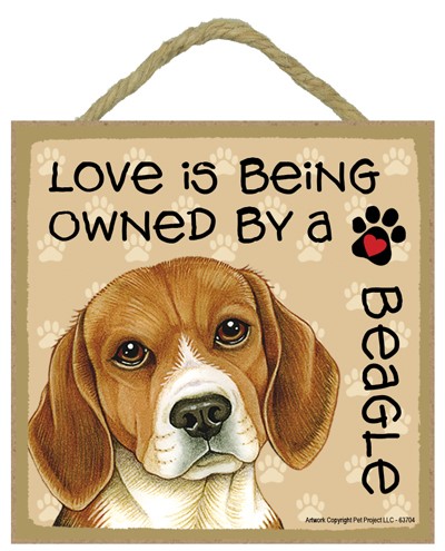 Dog plaques that are USA made that measure 5" x 5" in size AND HAS AN EASEL… 63704