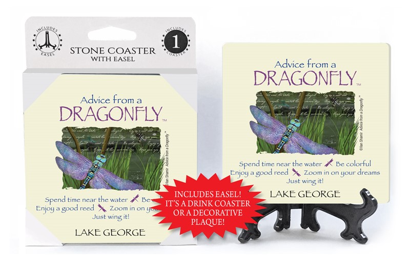 Dragonfly / Advice From - 4" x 4" table coaster - 1 per pack with easel - o… 16134