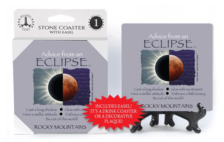 Eclipse / Advice From - 4" x 4" table coaster - 1 per pack with easel - off... 16262