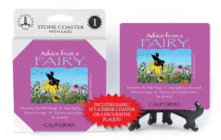 Fairy / Advice From - 4" x 4" table coaster - 1 per pack with easel - offic… 16281