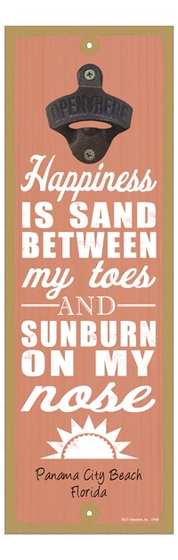 Happiness is.. sand between my toes and sunburn on my nose (sun image) 07408