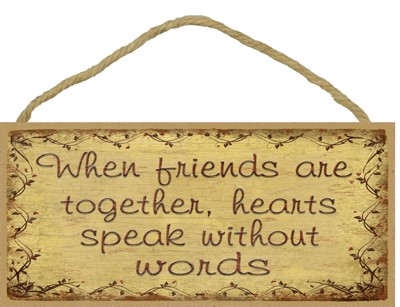 When hearts are together - berry vine 5" x 10" wood plaque, sign - Features… 91534