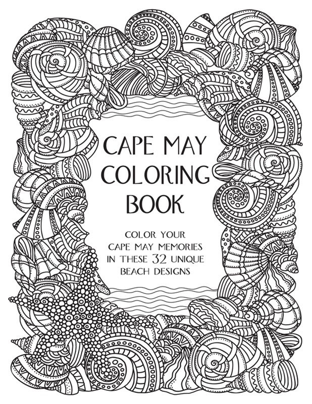 Coastal beach themed coloring book - 32 pages with general beach (ocean) 48700