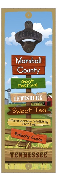 Farm / Country Theme - Barn w/wind mill and silo - Destination Sign Post 07481
