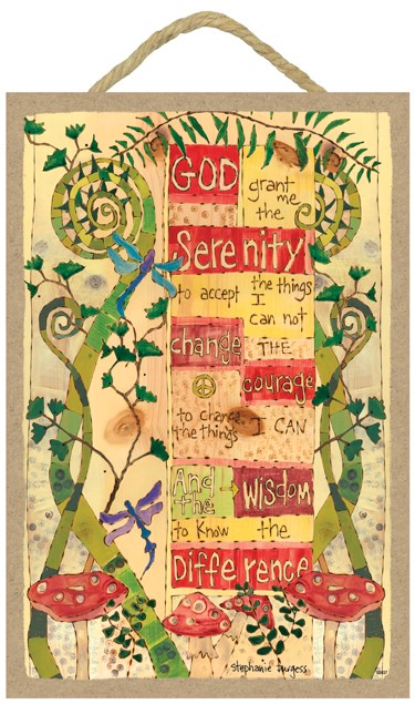 Serenity Prayer - God grant me the serenity to accept the things I can not … 55937