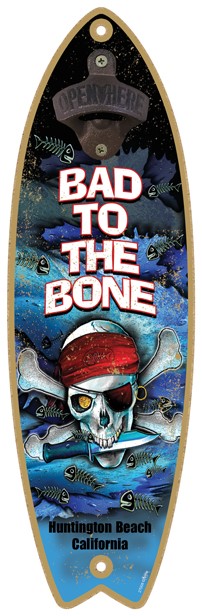 Bad to the bone - Surfboard bottle opener 27008