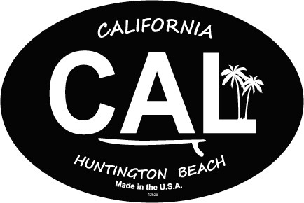 CAL -California - Huntington Beach (black bkgd & white text) 12526