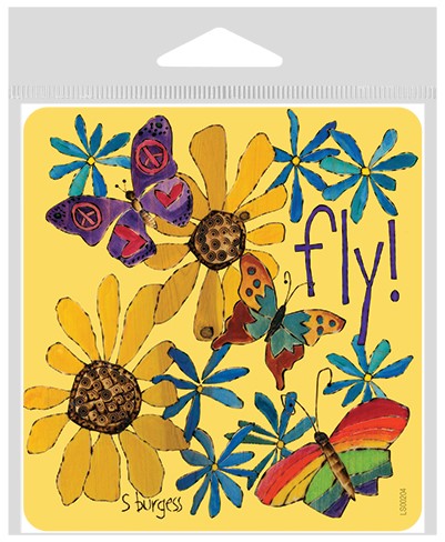 Fly! Large Sticker. LS00204
