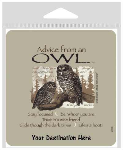 Advice from an Owl Large Sticker 47078