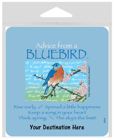 Advice from a Bluebird Large Sticker 47013