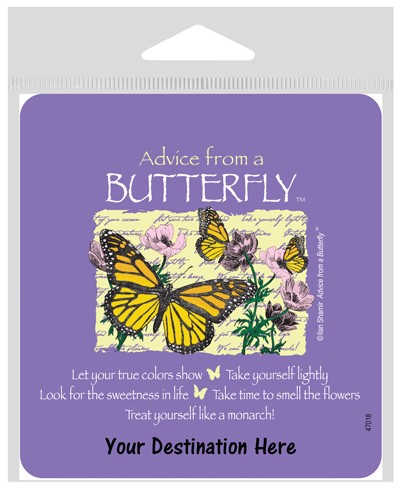 Advice from a Butterfly Large Sticker 47018
