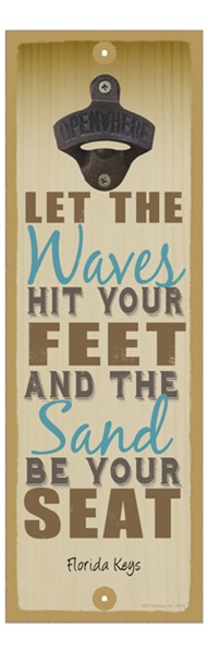 Let the waves hit your feet and the sand be your seat