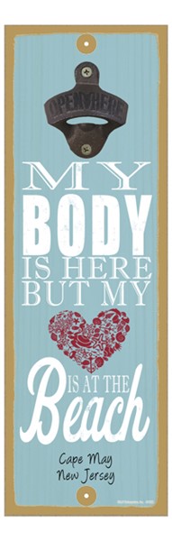 My body is here but my heart is at the beach (heart image)