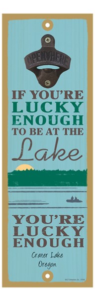 If you're lucky enough to be at the lake, you're lucky enough