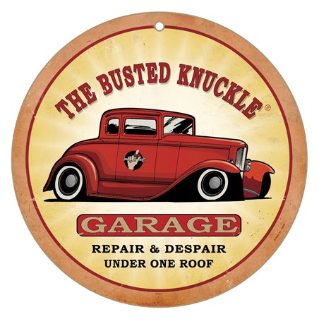 Busted Knuckle Garage - Repair & Despair under one roof (Red Old Hot Rod) 1…