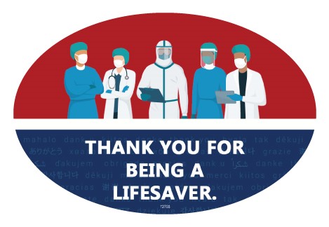 Thank you for being a lifesaver. - Nurse and doctor illustration Covid-19 s…