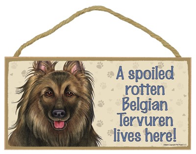 Spoiled Rotten Wood Dog Signs