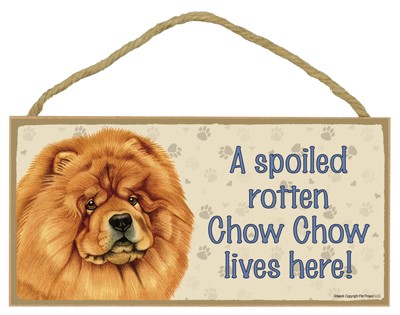 Spoiled Rotten Wood Dog Signs