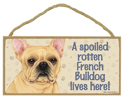 Spoiled Rotten Wood Dog Signs