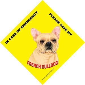 In Case of Emergency Please Save my French Bulldog / Save My Pet signs with…