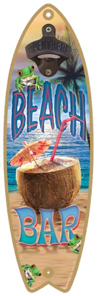 Beach Bar - Surfboard bottle opener