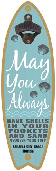 May you always have shells in your pockets - Surfboard bottle opener
