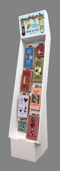 WINE IS LIFE / FUN WINE THEME WOOD SIGNS - Sells great any time of the year...