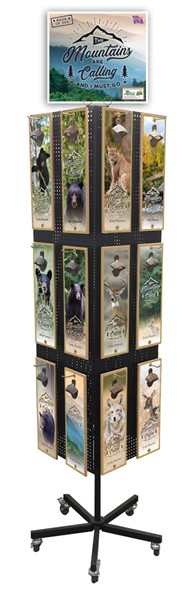 1- The Mountains are Calling Bottle Opener Display
