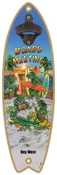 Board Meeting - Surfboard bottle opener