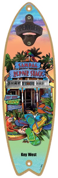 Sandal Repair Shack - Surfboard bottle opener