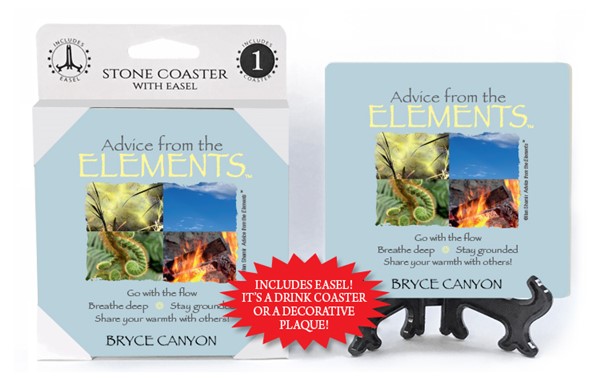 Elements / Advice From - 4" x 4" Table Coaster - 1 Per Pack With Easel