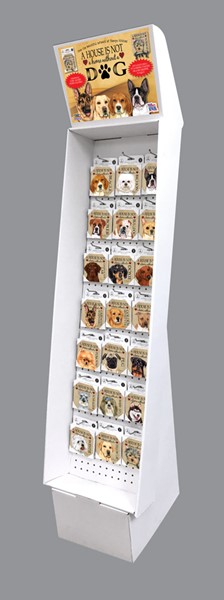 1- DOG BREED COASTERS Cardboard Floor Display