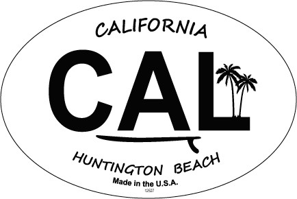 CAL -California - Huntington Beach (white bkgd & black text)