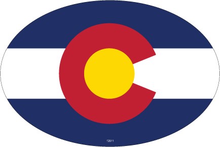 Colorado flag (centered red C)