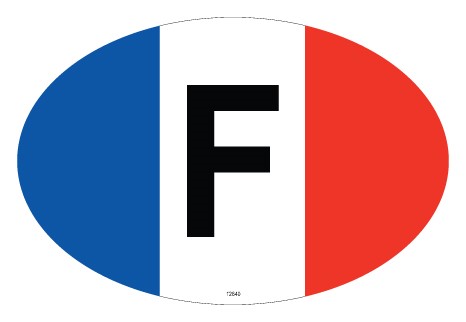 France flag with "F"