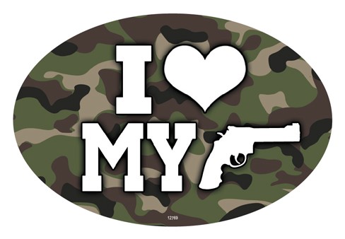 I (heart) my gun (camo bkgd)