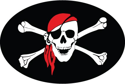 Jolly Roger (Pirate skull & crossbones)