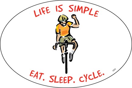 Life is Simple Eat Sleep Cycle