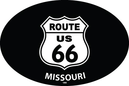 Rt. US 66 Missouri (black background)