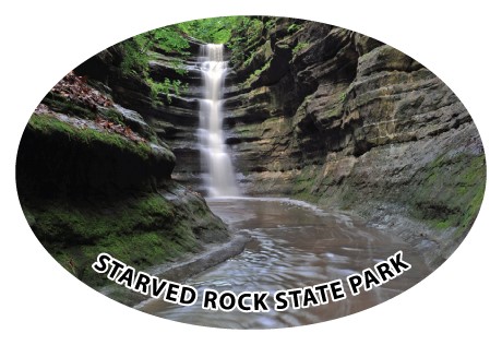 Starved Rock - French Canyon Waterfall