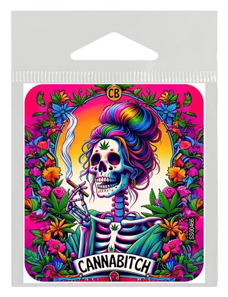 The Cannabitch Tarot Card Sticker