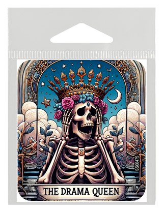 The Drama Queen Tarot Card Sticker