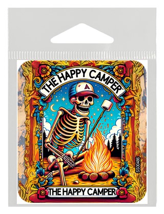 The Happy Camper Tarot Card Sticker
