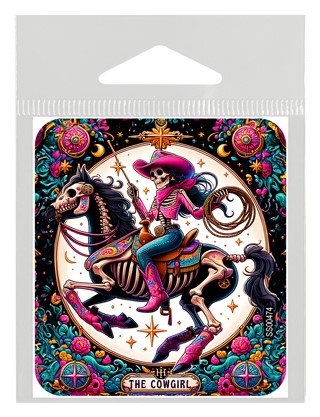 The Cowgirl Tarot Card Stickers