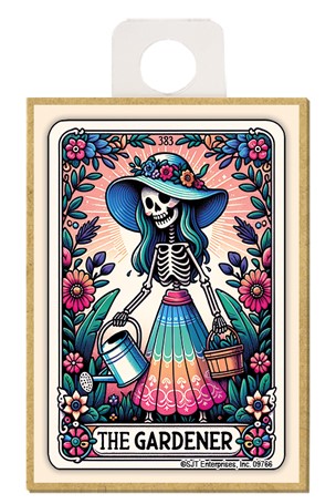 The Gardener Tarot Card Wood Magnets