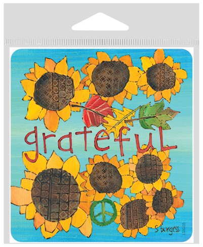 Grateful Large Sticker