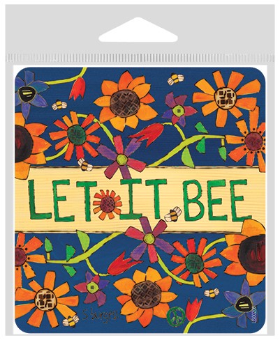 Let it bee large sticker.