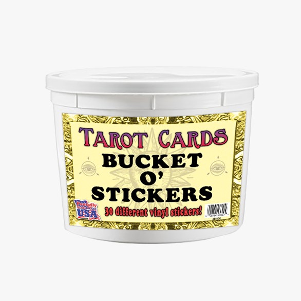 Tarot Card Bucket o' Stickers